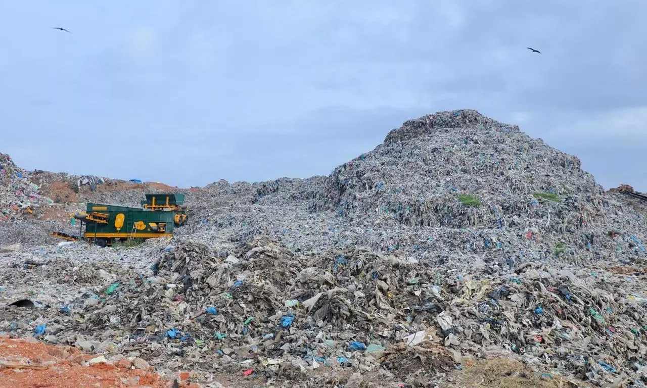 Years Of Trash Accumulation At Its Dumping Site Getting Melted Now In Mysuru Years Of Trash Accumulation At Its Dumping Site Getting Melted Now In Mysuru