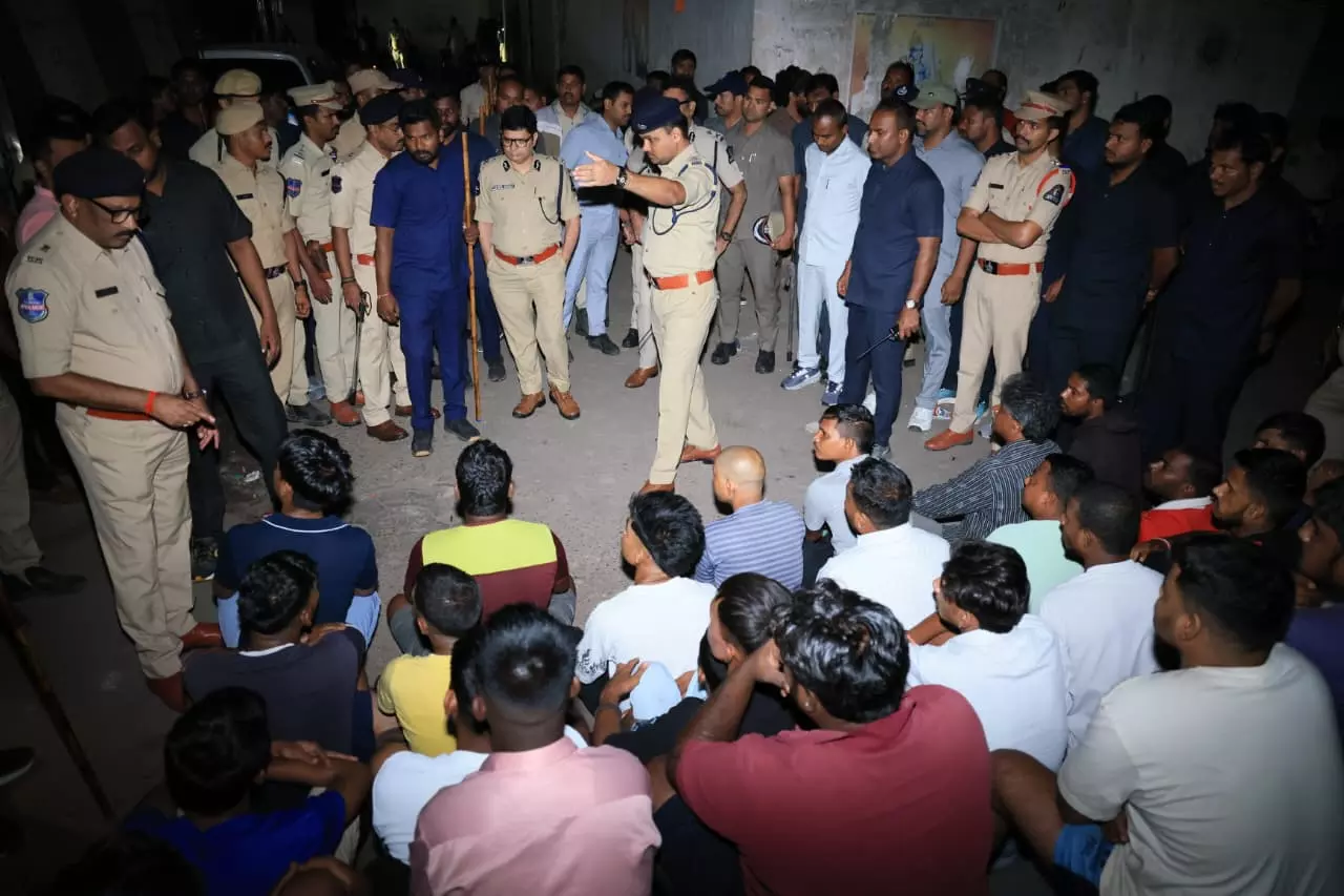 Operation Thunderbolt: Hyderabad Police Crackdown on Drugs, Crime Operation Thunderbolt: Hyderabad Police Crackdown on Drugs, Crime