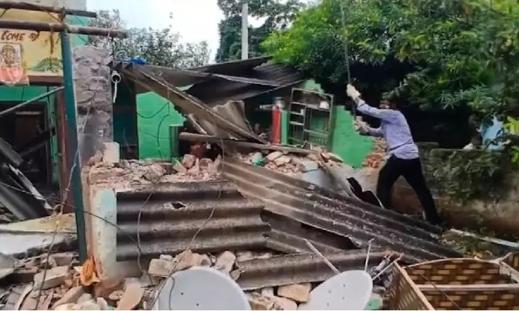 Bulldozers Raze Houses Of Six Murder Accused In Odishas Rourkela Bulldozers Raze Houses Of Six Murder Accused In Odishas Rourkela
