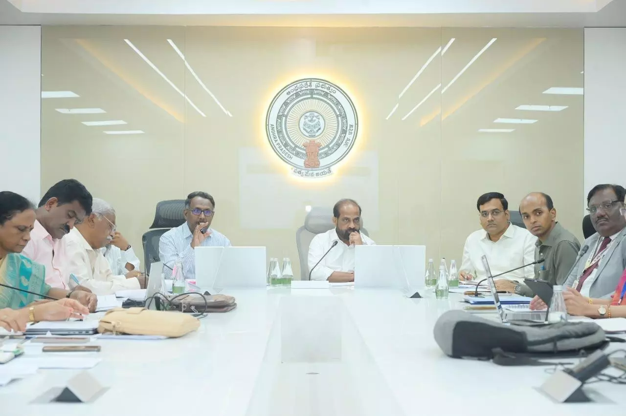 Implement Projects Fast as Per Schedule, Says AP Health Minister Implement Projects Fast as Per Schedule, Says AP Health Minister