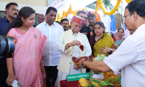 Governor Buys SHG Products, Backs Women Entrepreneurs at Hanamkonda Expo Governor Buys SHG Products, Backs Women Entrepreneurs at Hanamkonda Expo