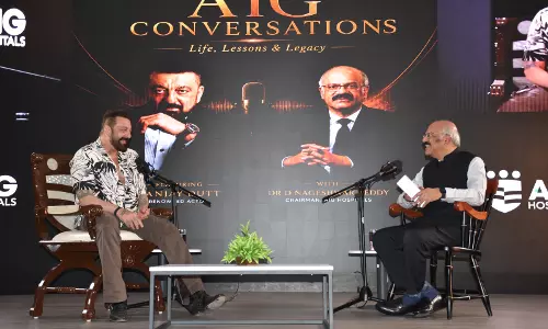 Treat Cancer Like the Flu, Don’t Fear It: Sanjay Dutt Launches Doctors’ Podcast Studio at AIG Hospitals