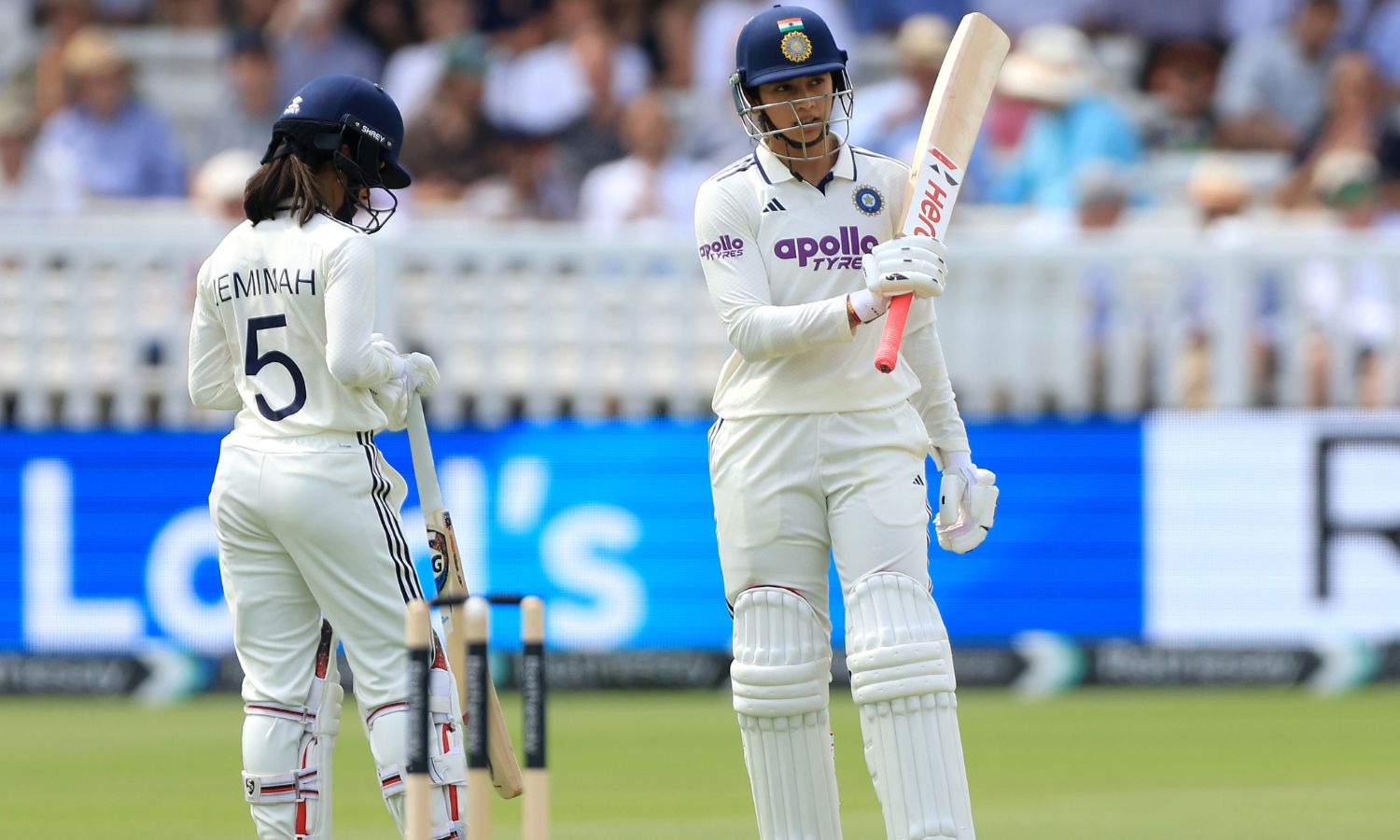 India reaches 122-3 at lunch in first women's Test at Lord's