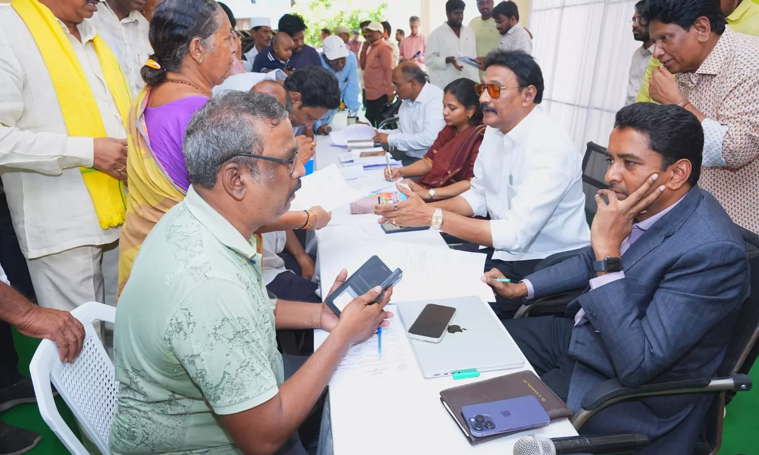 PGRS Drive Receives 61 Petitions in Vijayawada PGRS Drive Receives 61 Petitions in Vijayawada