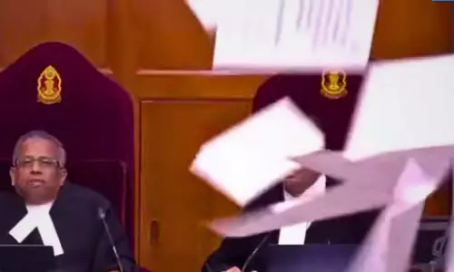Courtroom Drama: Litigant Throws Case Papers at Supreme Court Judges