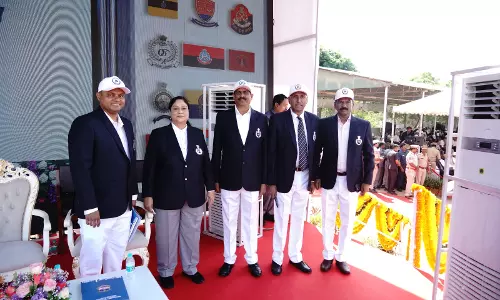 Telangana Prison Top Cops Awarded BPR&D Commendation Discs for All India Meet Telangana Prison Top Cops Awarded BPR&D Commendation Discs for All India Meet