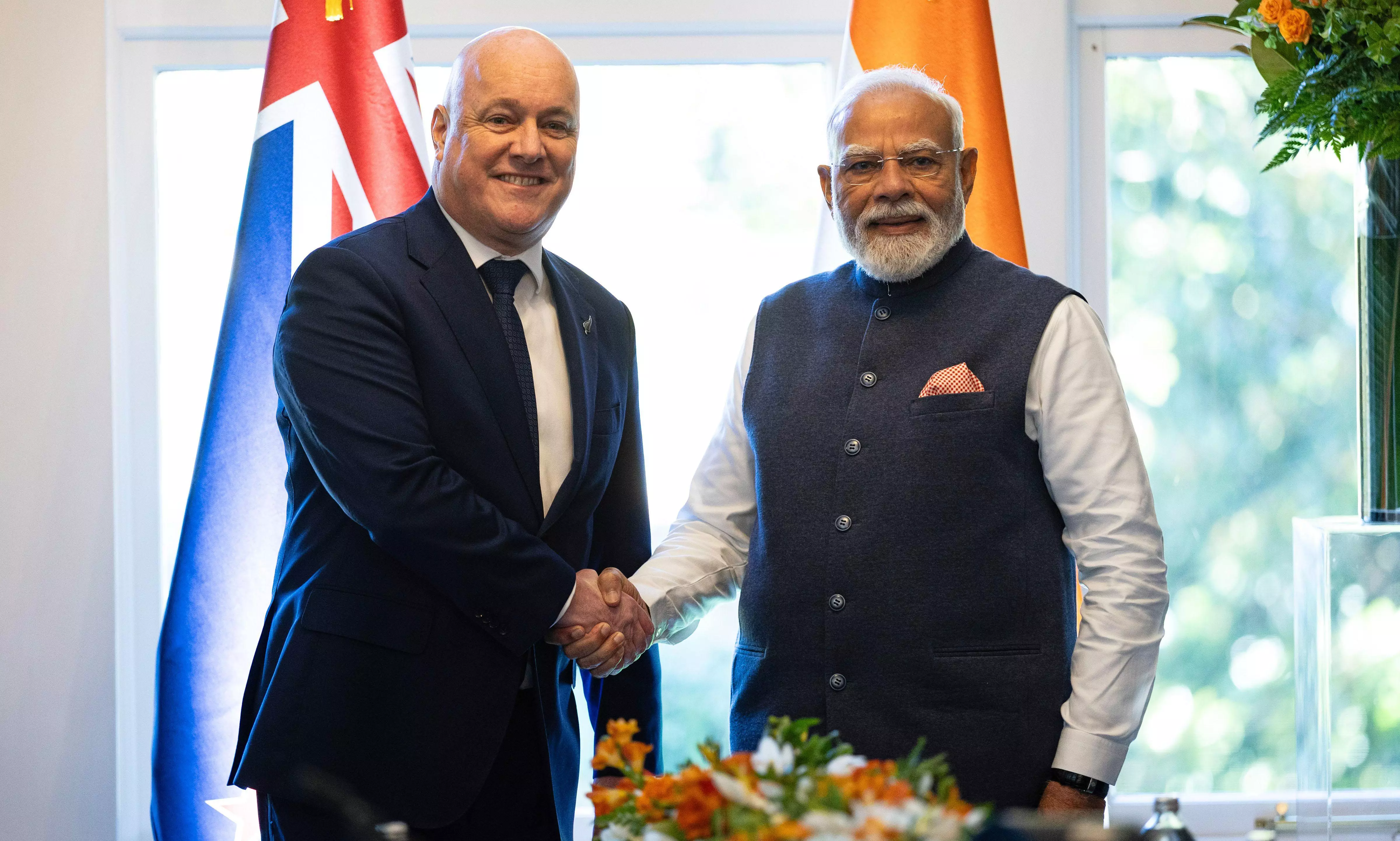 PM Modi Holds Bilateral Talks with New Zealand Counterpart Luxon PM Modi Holds Bilateral Talks with New Zealand Counterpart Luxon