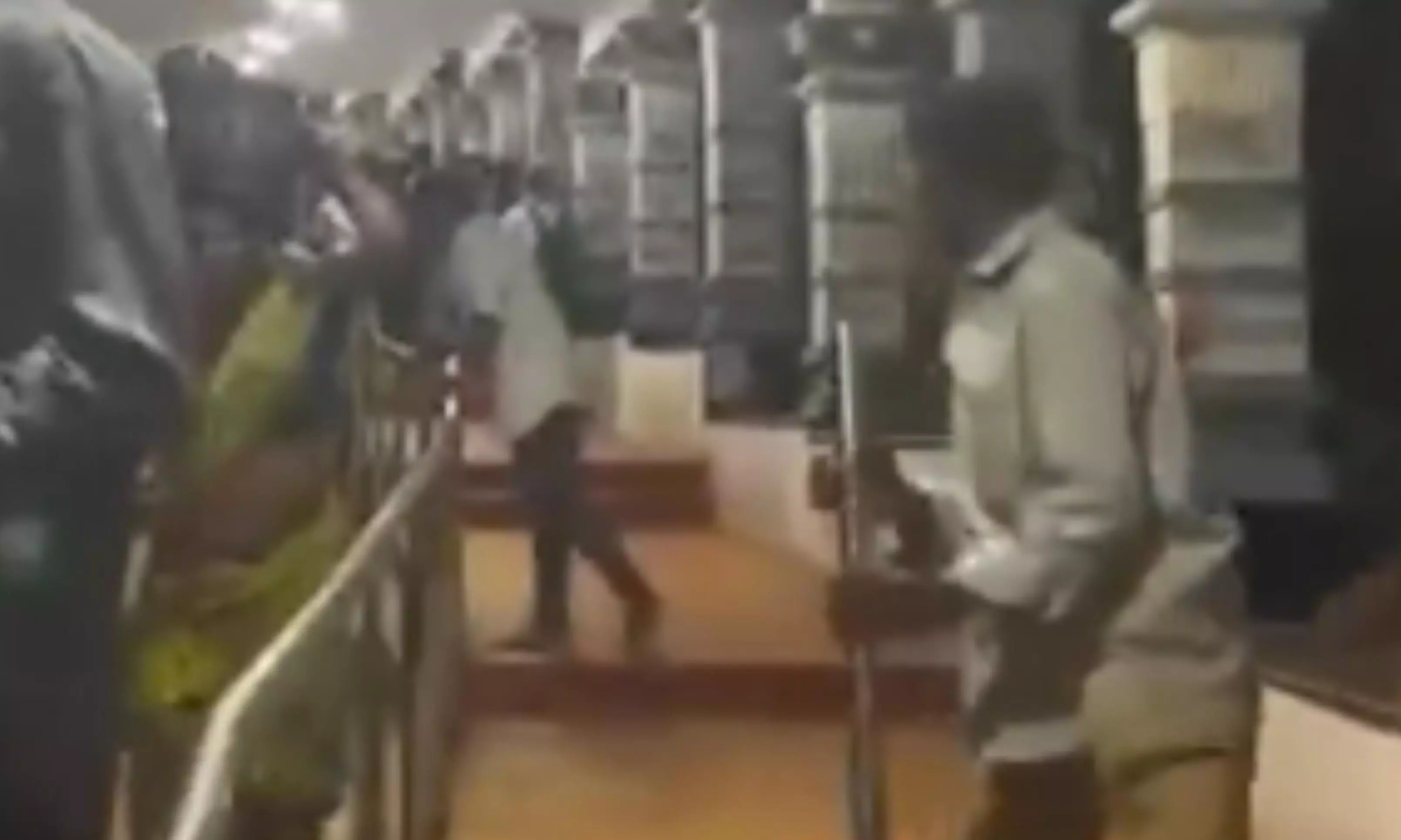 Leopard Sighting on Tirumala Alipiri Footpath Triggers Panic Leopard Sighting on Tirumala Alipiri Footpath Triggers Panic