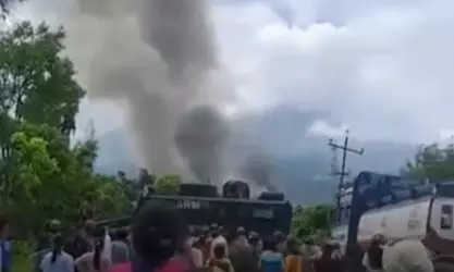 Guwahati: Fresh Tension Erupts As Abandoned Meitei Houses Set Ablaze Near Imphal West–Kangpokpi Border In Manipur Guwahati: Fresh Tension Erupts As Abandoned Meitei Houses Set Ablaze Near Imphal West–Kangpokpi Border In Manipur