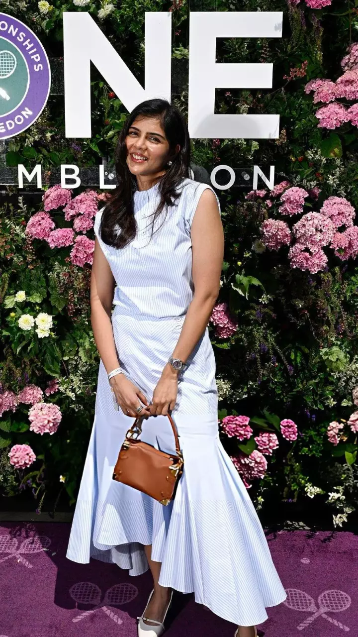 Kalyani Priyadarshan at Wimbledon 2026: Her Elegant Blue Ensemble is Wow Kalyani Priyadarshan at Wimbledon 2026: Her Elegant Blue Ensemble is Wow