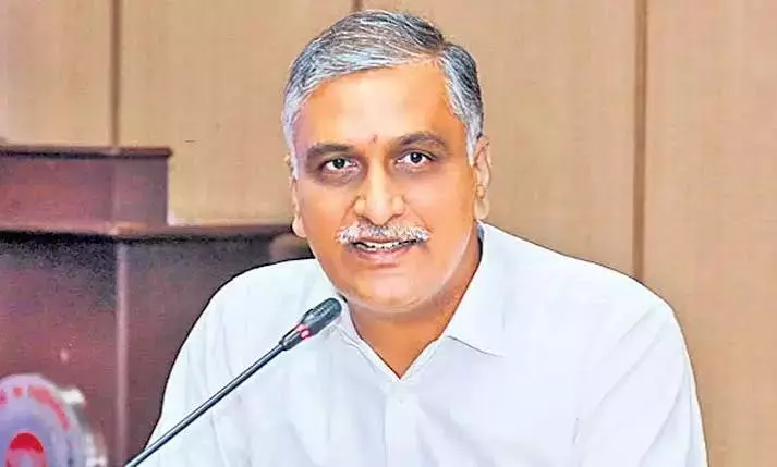 Harish Slams CM’s Remarks, Alleges Neglect of Irrigation Harish Slams CM’s Remarks, Alleges Neglect of Irrigation