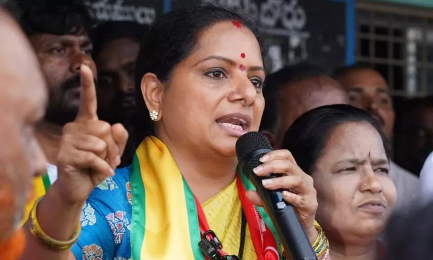 Kavitha Seeks ECI Nod For New Party Kavitha Seeks ECI Nod For New Party