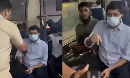 Karnataka Minister Asked to Get Off BMTC Bus for Not Having Exact Change Karnataka Minister Asked to Get Off BMTC Bus for Not Having Exact Change