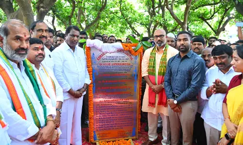 Minister, MP Launch Kendriya Vidyalaya Project in Jagtial Minister, MP Launch Kendriya Vidyalaya Project in Jagtial