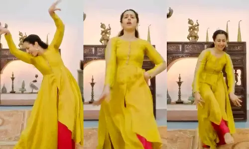 Nandamuri Tejaswini Wows Social Media with Saranga Dariya Dance Nandamuri Tejaswini Wows Social Media with Saranga Dariya Dance
