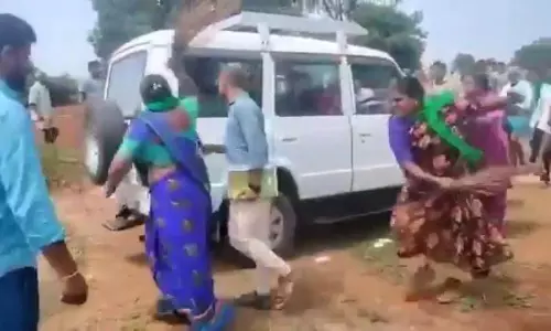 Famers Opposing Bidadi Township Project Drive Survey Officials Away