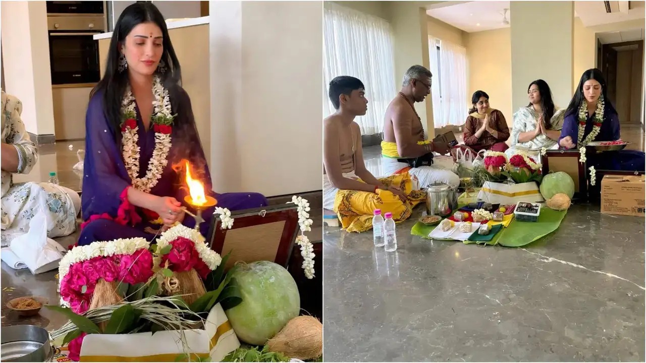 Shruti Haasan Moves Into New Home in Chennai