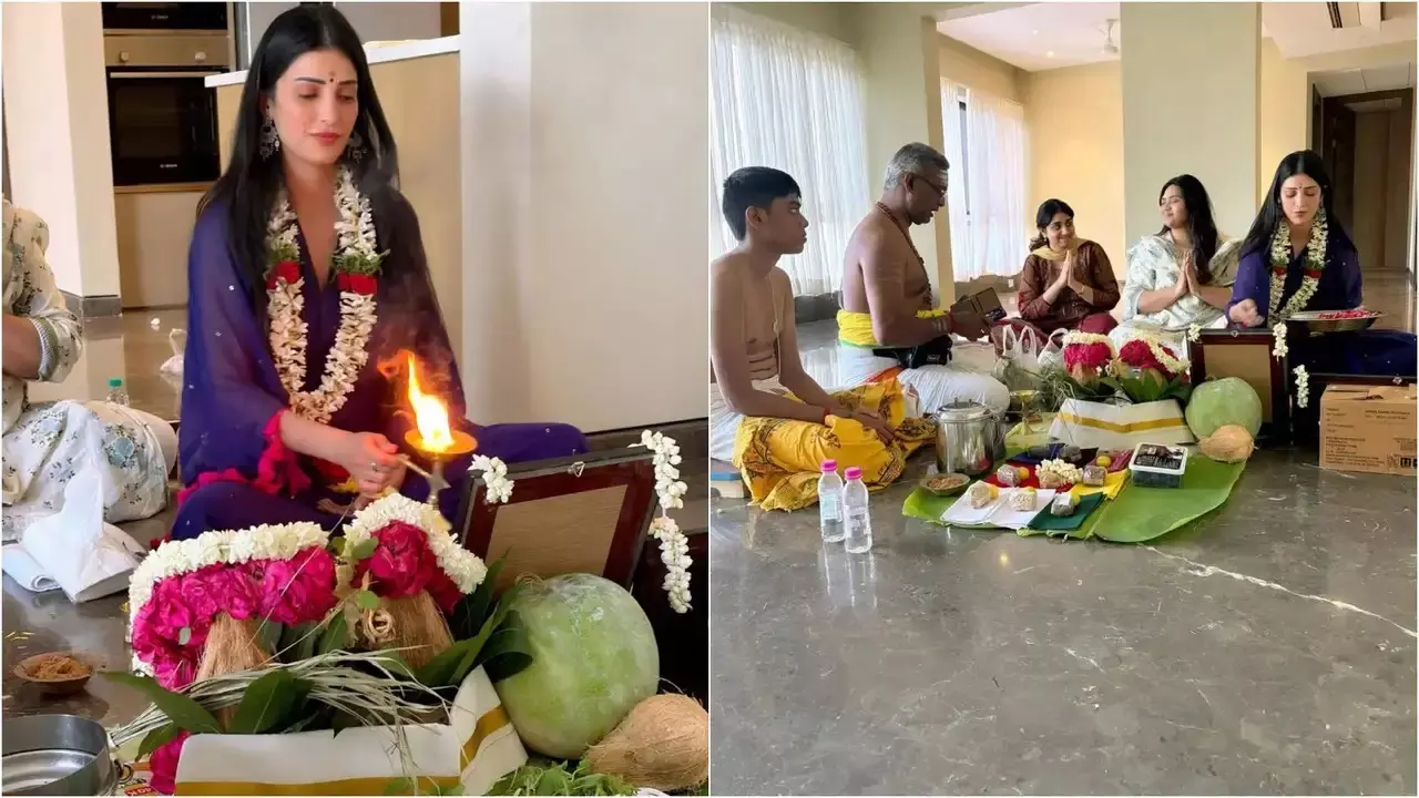Shruti Haasan Moves Into New Home in Chennai Shruti Haasan Moves Into New Home in Chennai