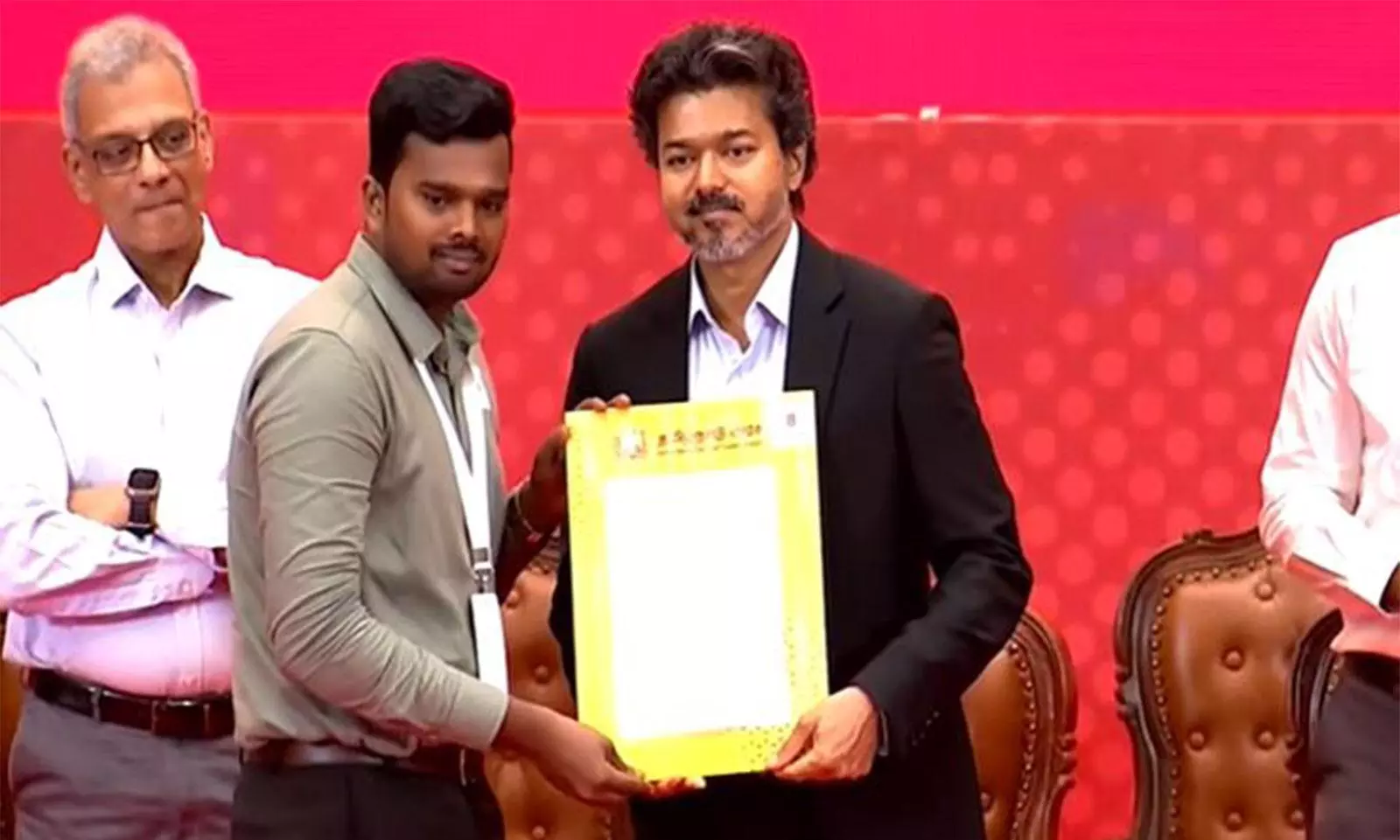 TN CM Vijay Distributes Appointment Letters to 2,144 Medical Staff TN CM Vijay Distributes Appointment Letters to 2,144 Medical Staff