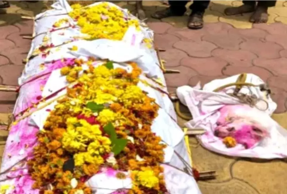 MP/ Pet Dog Joins Master In His ‘Last Journey’ As The Animal Dies During Funeral Procession MP/ Pet Dog Joins Master In His ‘Last Journey’ As The Animal Dies During Funeral Procession