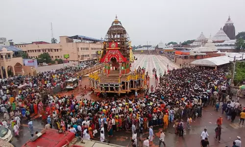 Odisha: Lord Jagannath Gives Nabajouban Darshan After 15-Day Anasara; Thousands Throng Puri Ahead Of Rath Yatra Odisha: Lord Jagannath Gives Nabajouban Darshan After 15-Day Anasara; Thousands Throng Puri Ahead Of Rath Yatra