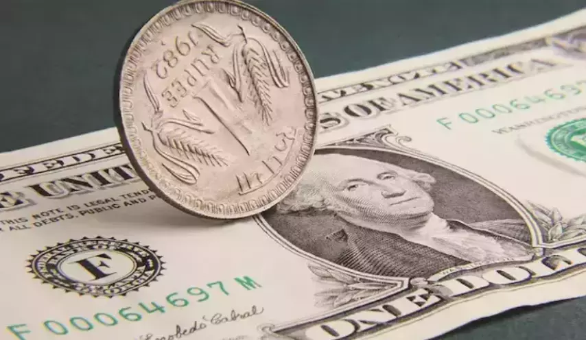Rupee Falls 12 Paise to 96.42 Against US Dollar Rupee Falls 12 Paise to 96.42 Against US Dollar