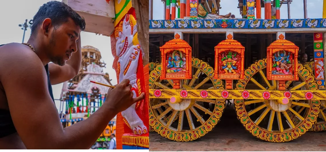 Puri Gears Up For Rath Yatra As Final Rituals Begin; Huge Security In Place Puri Gears Up For Rath Yatra As Final Rituals Begin; Huge Security In Place