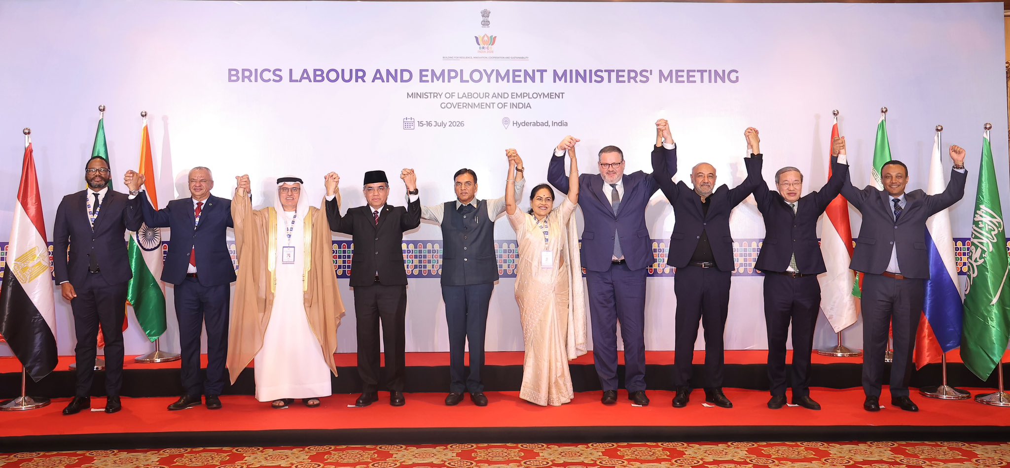 BRICS Labour Ministers Meet in Hyderabad to Shape Future of Work