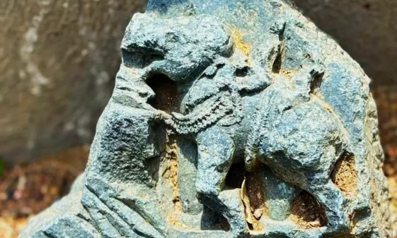 Rare Parshvanatha Sculpture Discovered In Adilabad Chand Village Rare Parshvanatha Sculpture Discovered In Adilabad Chand Village