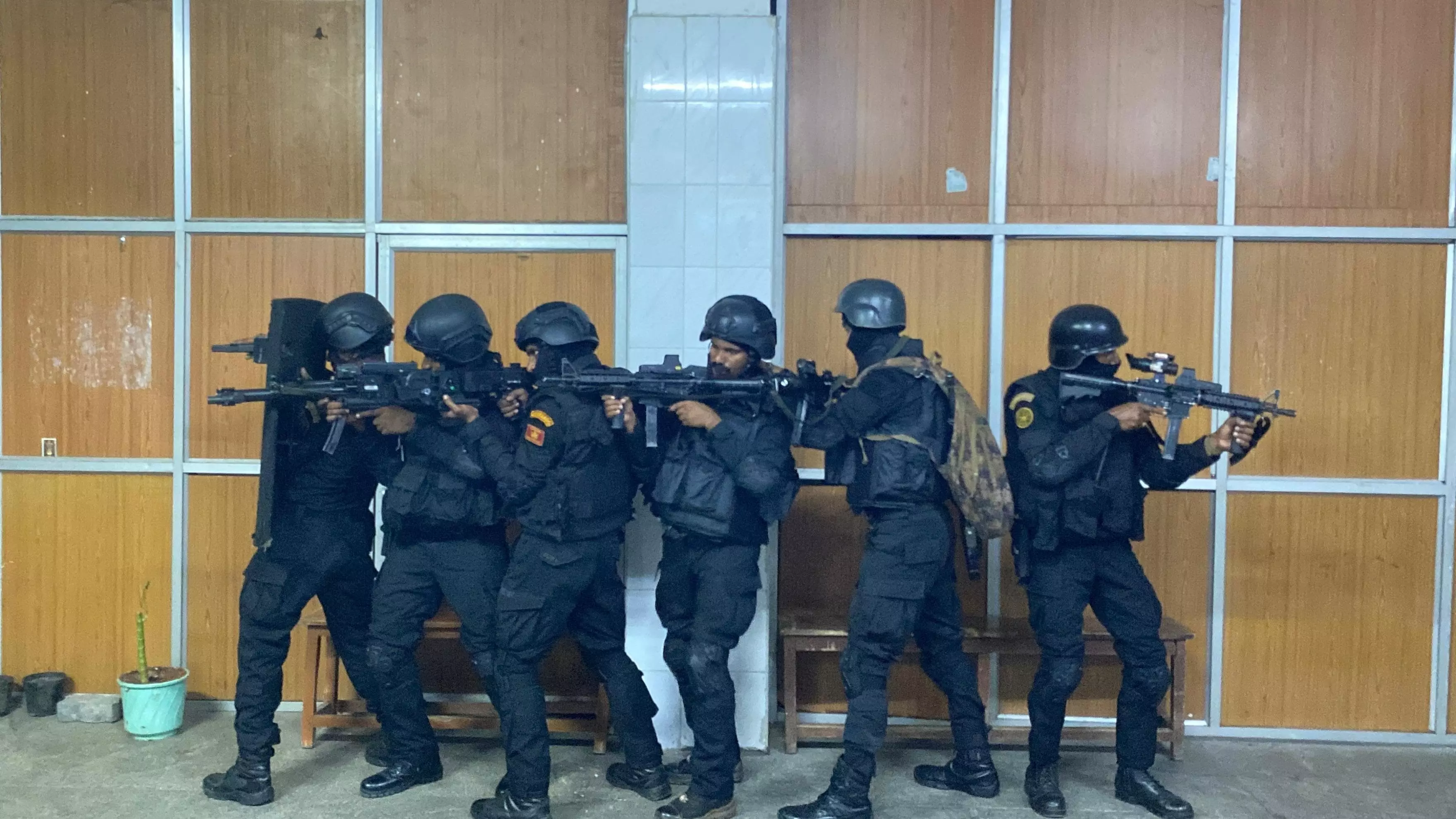 OCTOPUS Holds Anti-Terror Mock Drill in Tirumala OCTOPUS Holds Anti-Terror Mock Drill in Tirumala