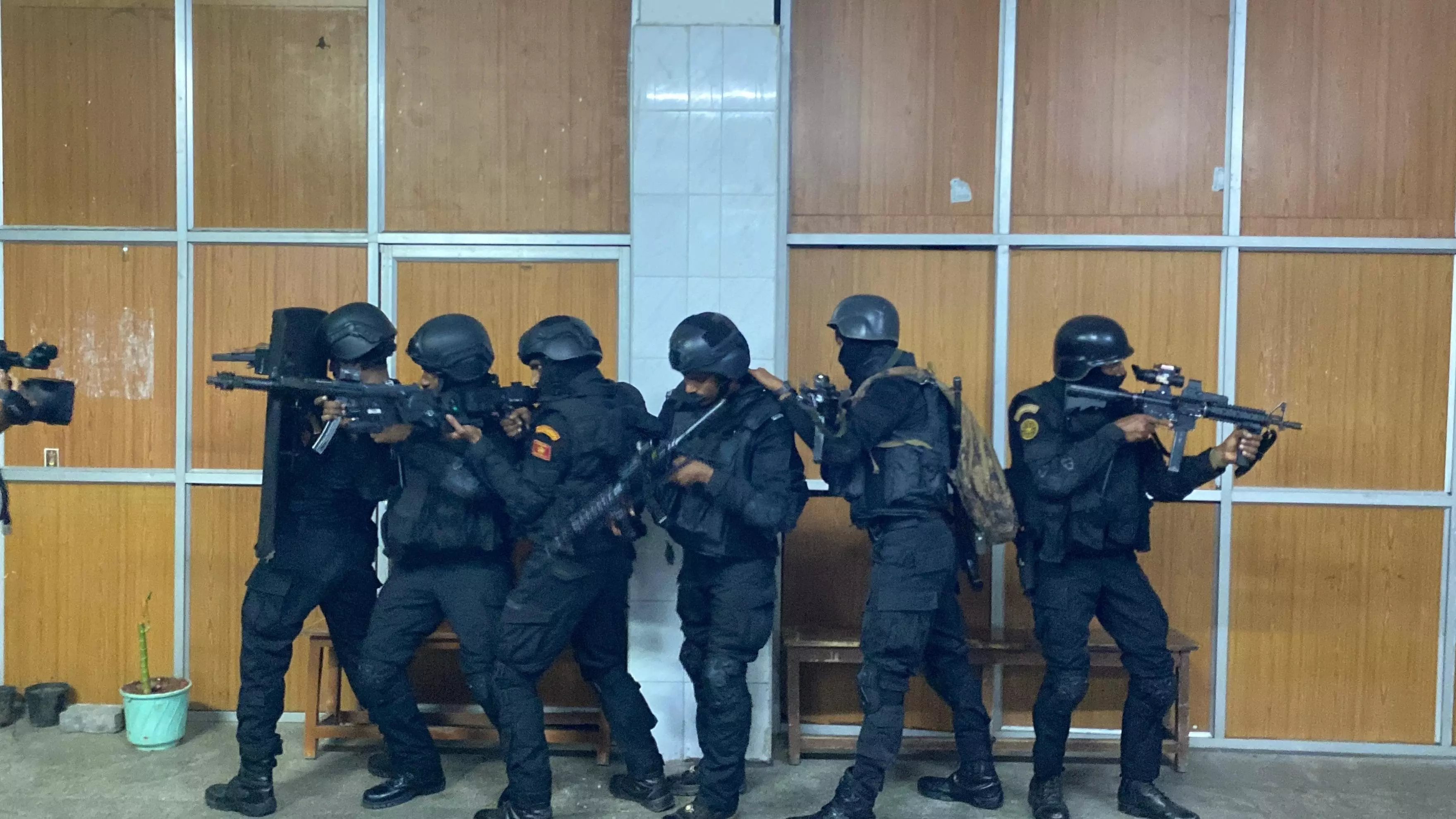 OCTOPUS Holds Anti-Terror Mock Drill in Tirumala OCTOPUS Holds Anti-Terror Mock Drill in Tirumala