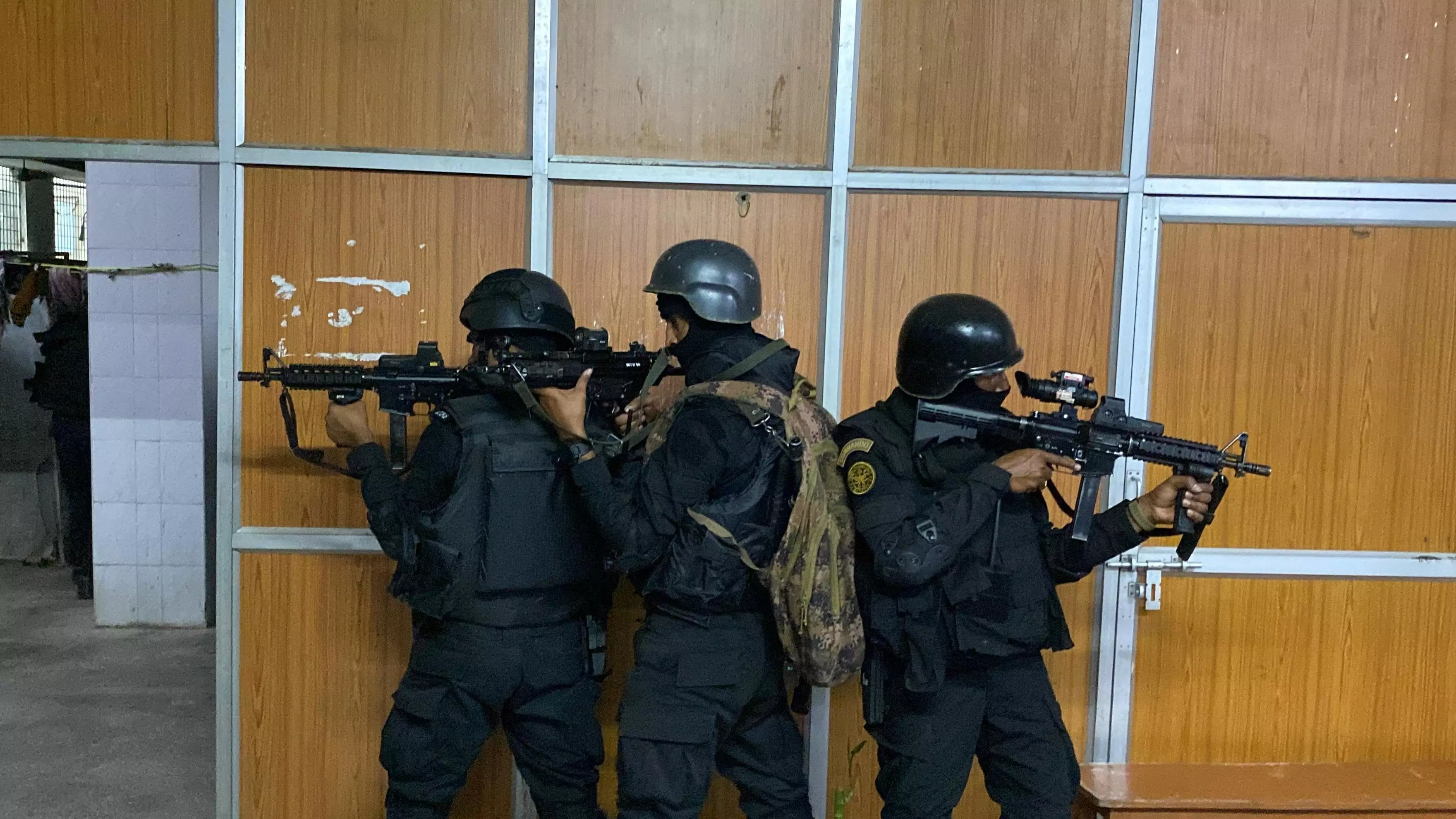 OCTOPUS Holds Anti-Terror Mock Drill in Tirumala OCTOPUS Holds Anti-Terror Mock Drill in Tirumala