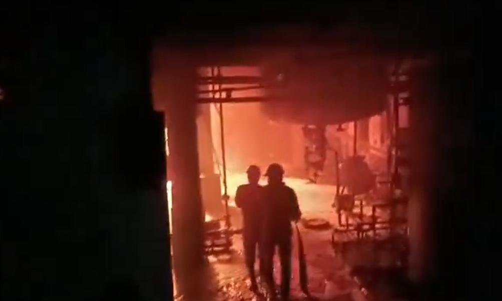 Nalgonda: Huge Fire Near Temple Leaves 17 Shops Gutted