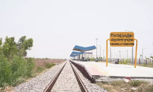Komuravelli Railway Station Set for Inauguration Soon Komuravelli Railway Station Set for Inauguration Soon