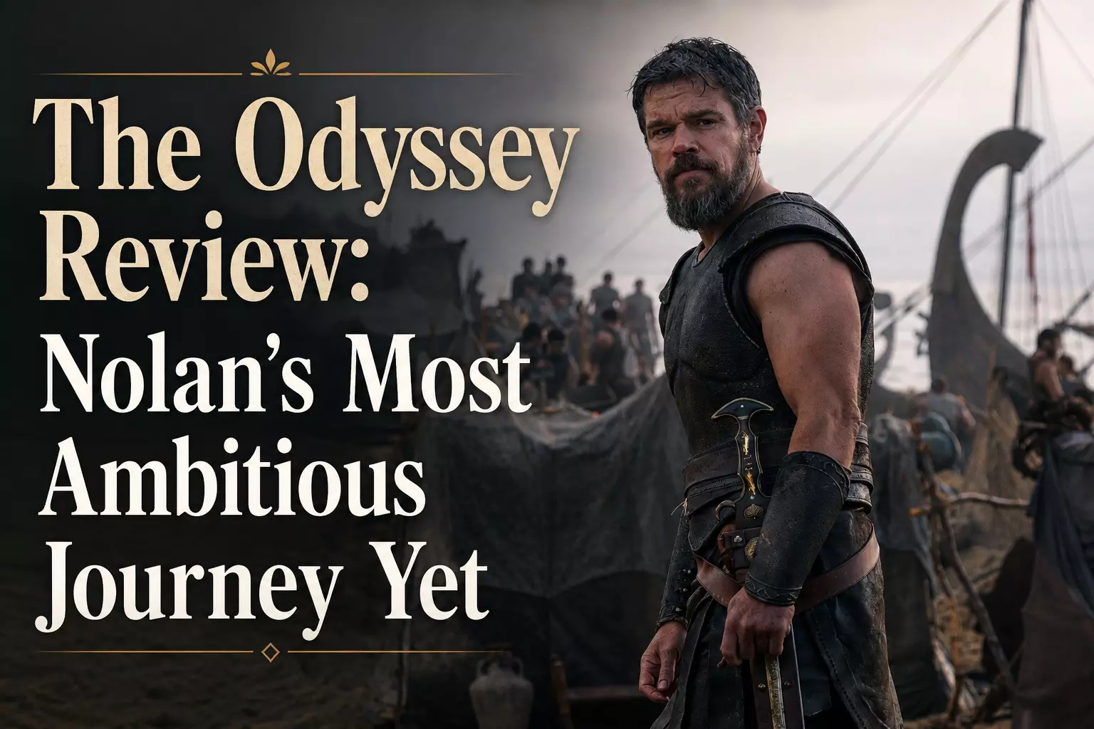 Christopher Nolan’s The Odyssey Is Epic Storytelling at Its Finest Christopher Nolan’s The Odyssey Is Epic Storytelling at Its Finest