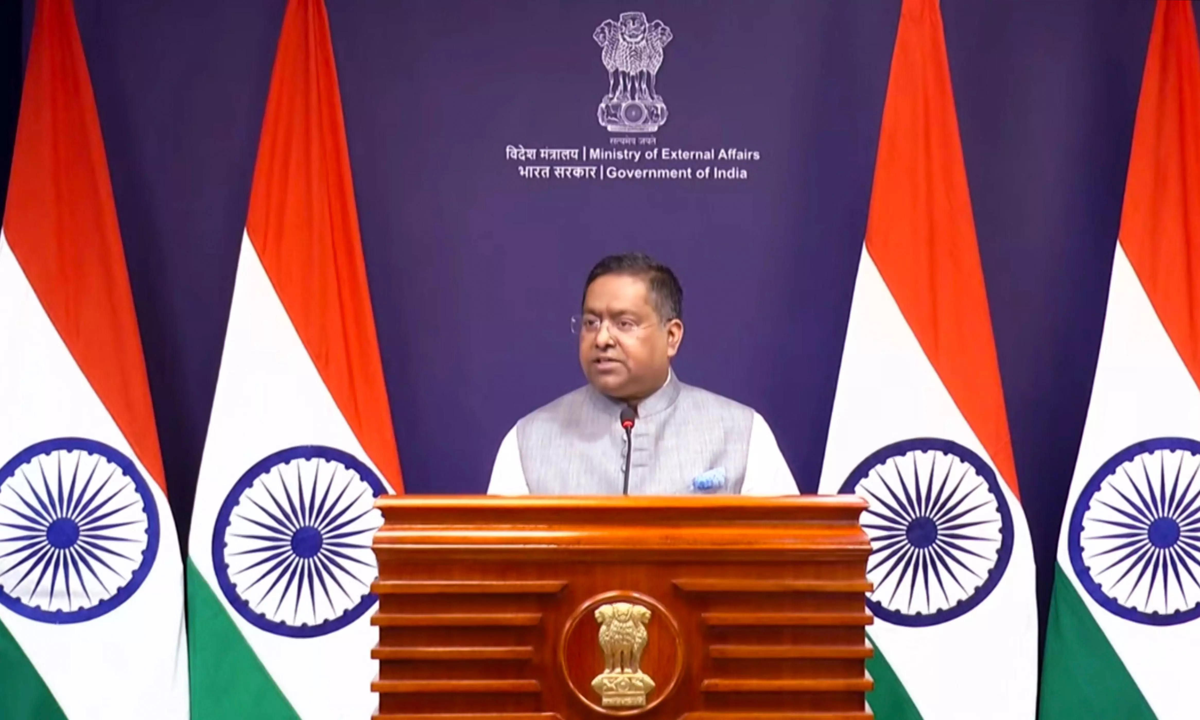 India Slams Pakistan Over Hafiz Saeed Remarks, Reaffirms Claim on Gilgit-Baltistan India Slams Pakistan Over Hafiz Saeed Remarks, Reaffirms Claim on Gilgit-Baltistan