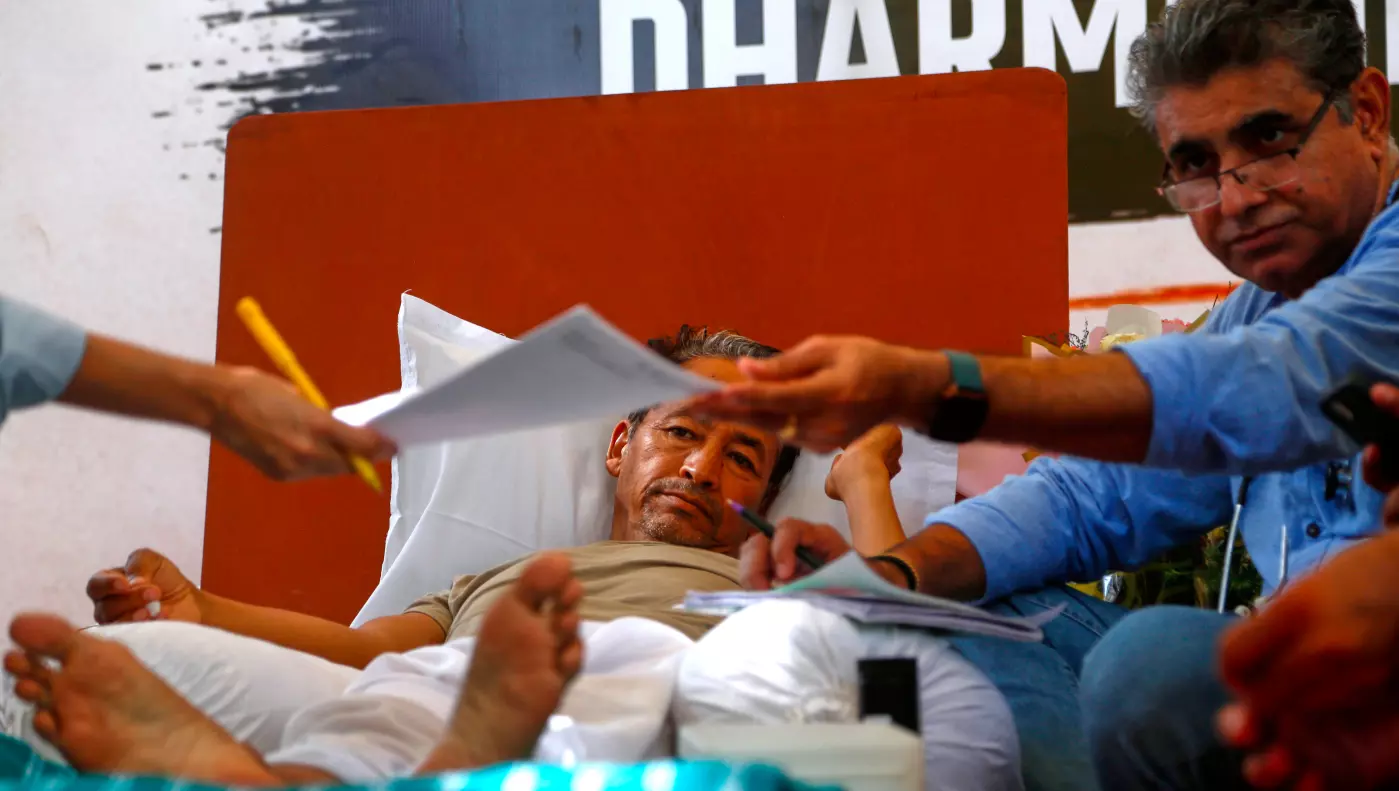 Wangchuk Says He Will Stay Alive Till July 20