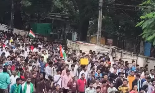 Thousands of Adivasis Rally For GO 3, 1/70 Act