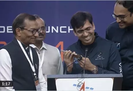 Modi Congratulates Skyroot After Vikram-1 Achieves Orbit Modi Congratulates Skyroot After Vikram-1 Achieves Orbit