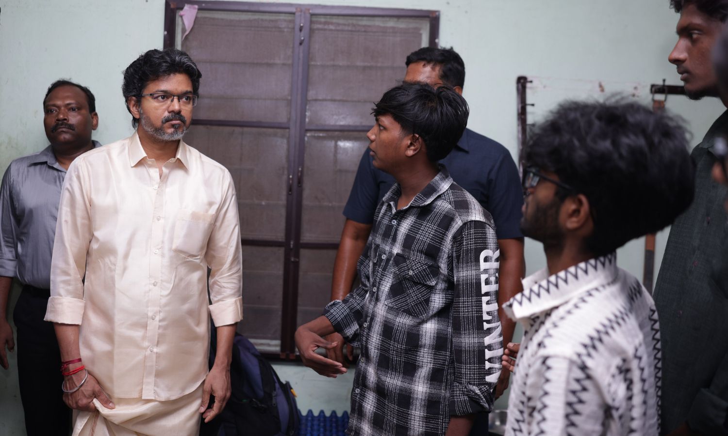 CM Vijay Hears Grievances From Students During Surprise Hostel Visit