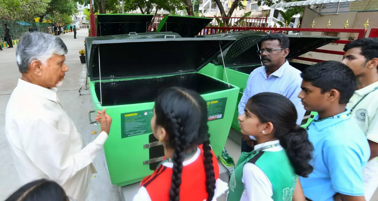 Clean, Prosperous AP My Goal, Says Naidu; Launches ₹15,274-Crore Urban Projects Clean, Prosperous AP My Goal, Says Naidu; Launches ₹15,274-Crore Urban Projects