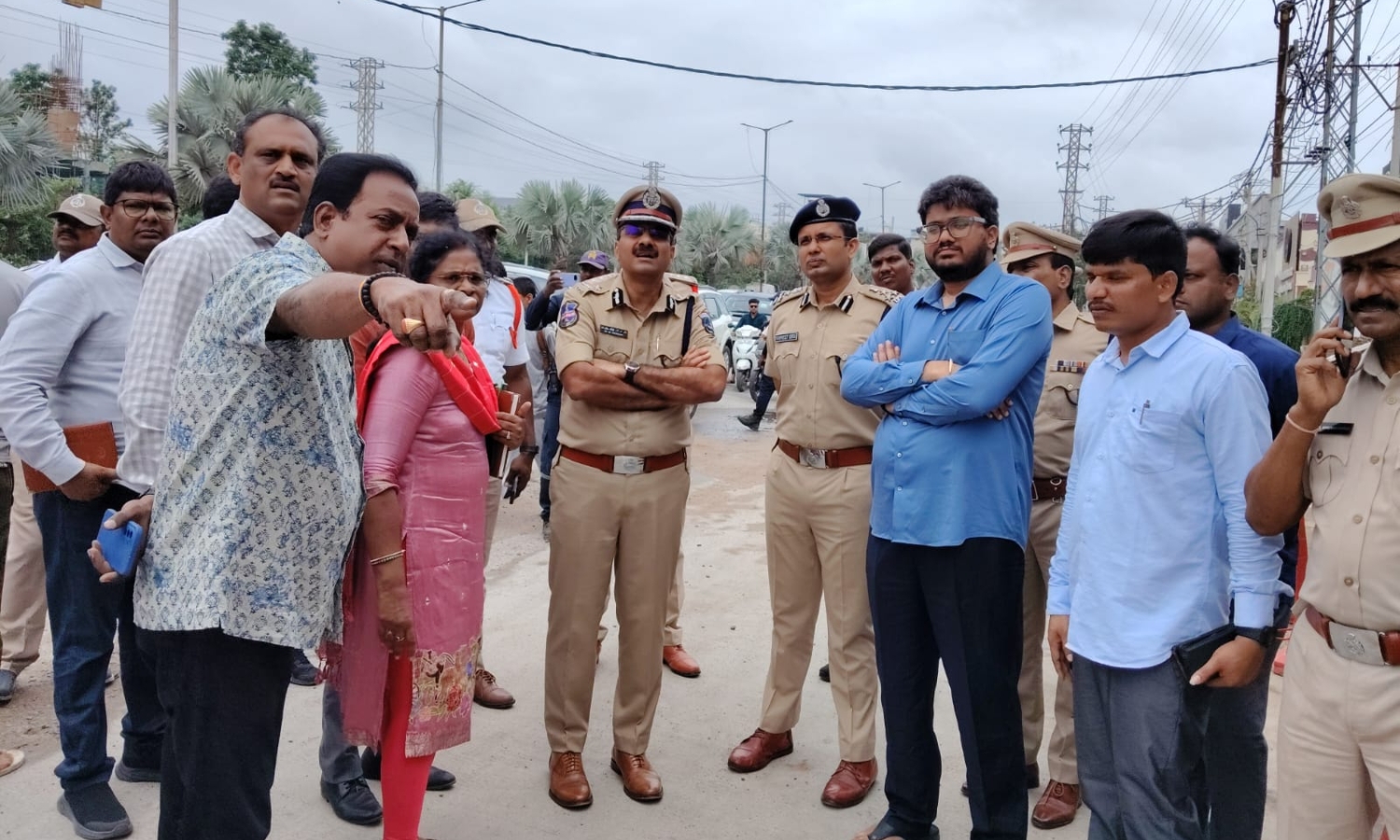 Cyberabad Police Inspect Waterlogging Hotspots For Monsoon Preparedness