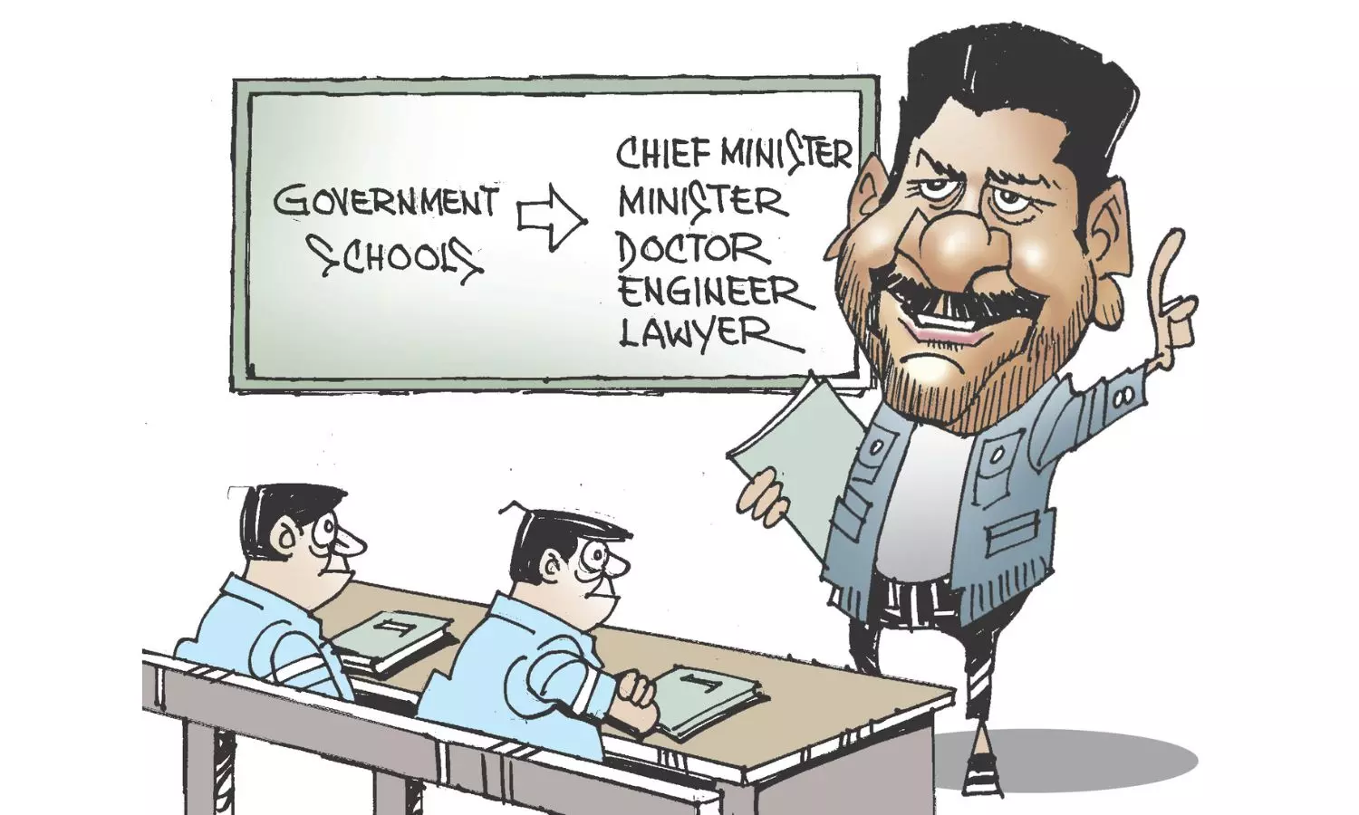 Telangana Neta Natter | Revanth’s Report Card On Government Schools Telangana Neta Natter | Revanth’s Report Card On Government Schools