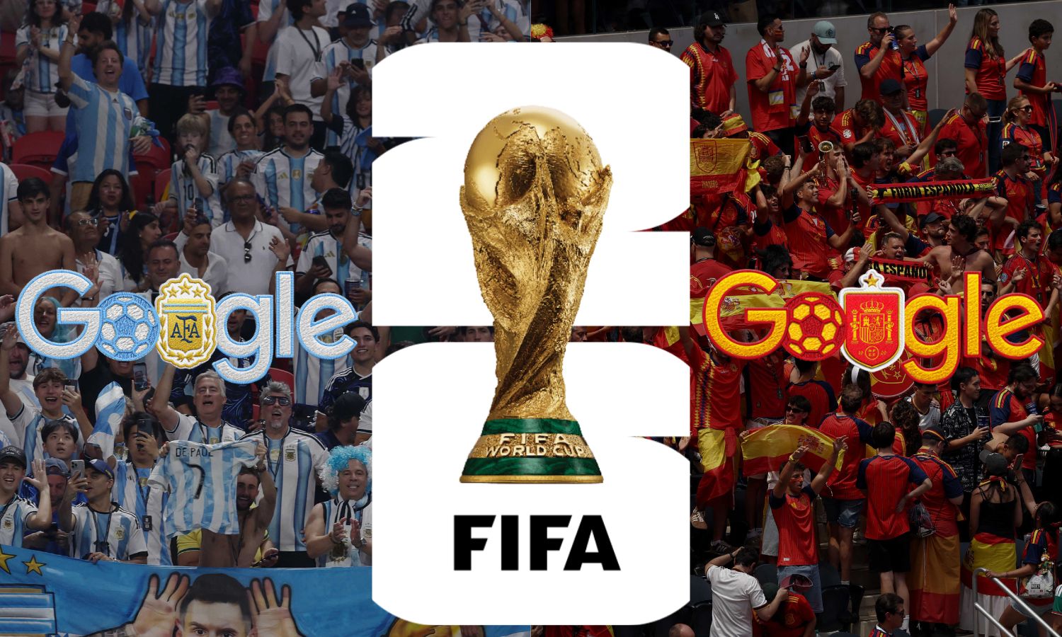 Google Doodle Celebrates Argentina vs Spain Final