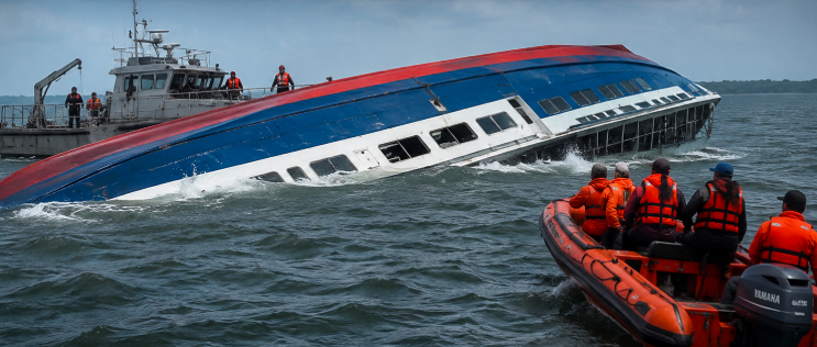 Ferry Carrying 116 Capsizes Off Guyana Coast, Rescue Operation Underway