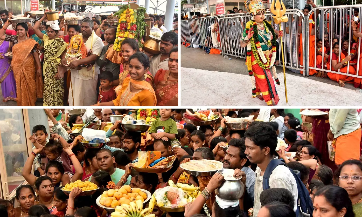 Ashada Sare Festival Draws Huge Crowds to Kanaka Durga Temple Ashada Sare Festival Draws Huge Crowds to Kanaka Durga Temple