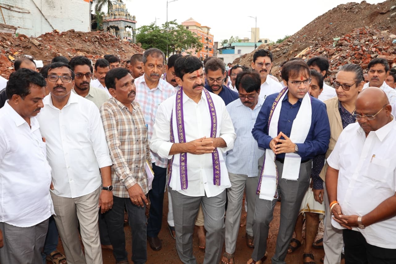 Minister Orders Speedy Renovation of Bhadrachalam Temple