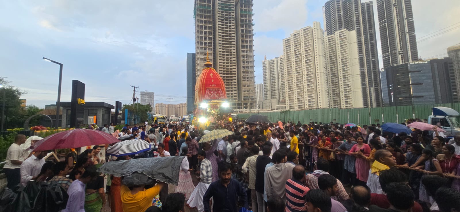 Thousands participate in Jagannatha Ratha Yatra organised by Hare Krishna Movement in Hyderabad