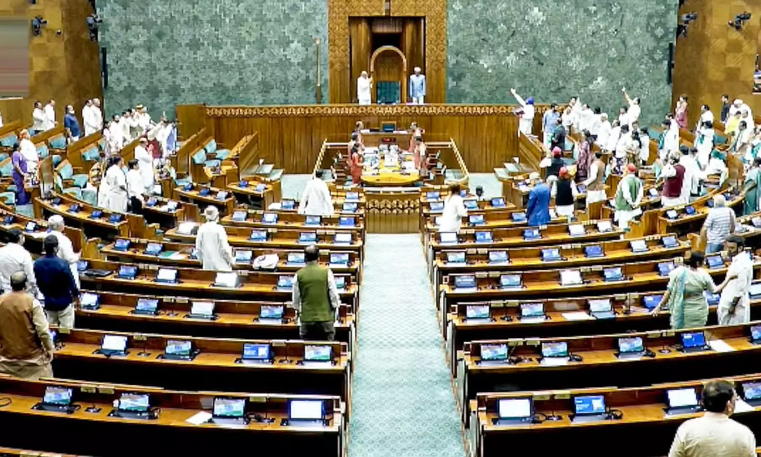Protests, Disruption Mar Opening Day Of Monsoon Session in Both Houses Protests, Disruption Mar Opening Day Of Monsoon Session in Both Houses