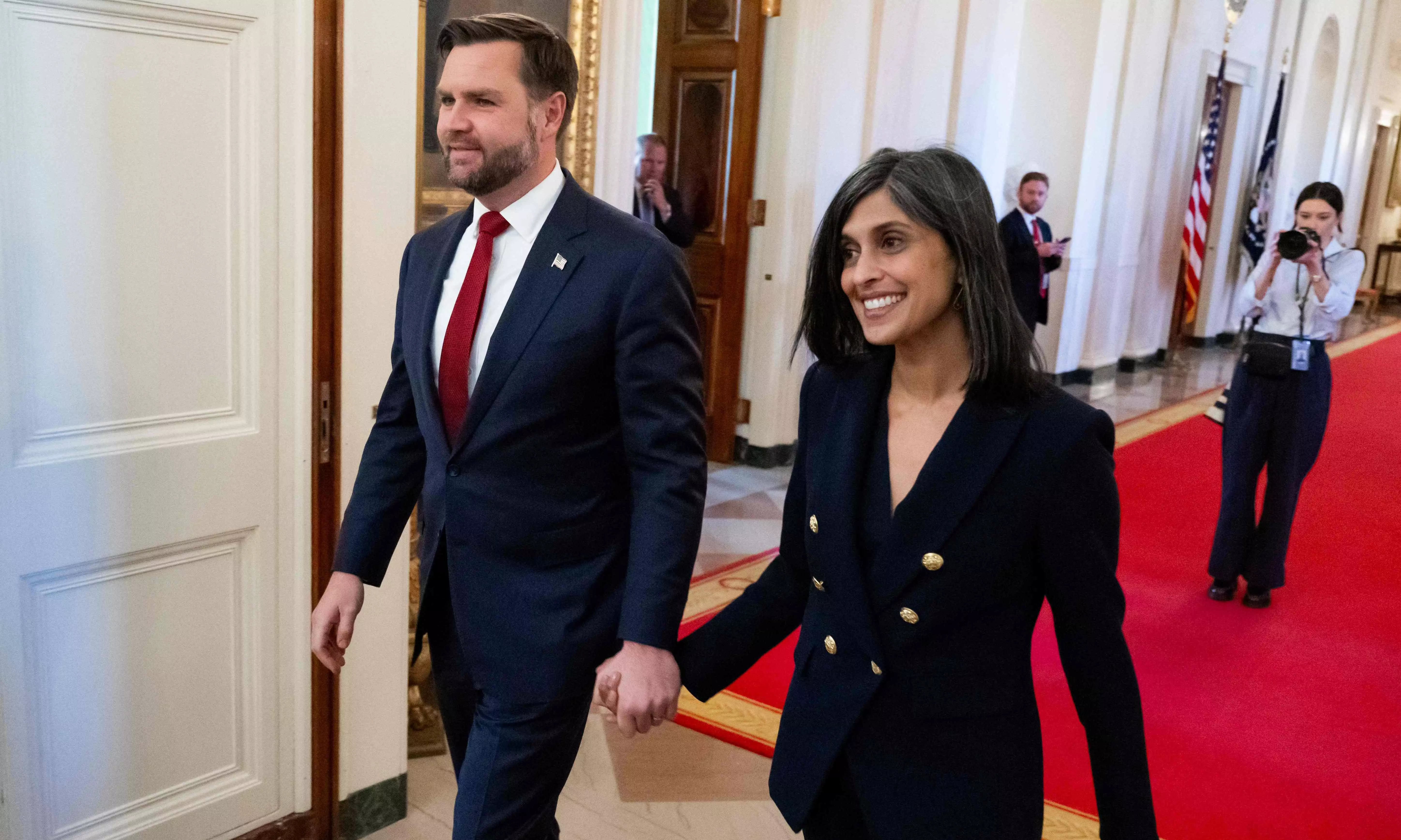 JD and Usha Vance Welcome Baby Boy, First for a Sitting VP in Over 150 Years JD and Usha Vance Welcome Baby Boy, First for a Sitting VP in Over 150 Years